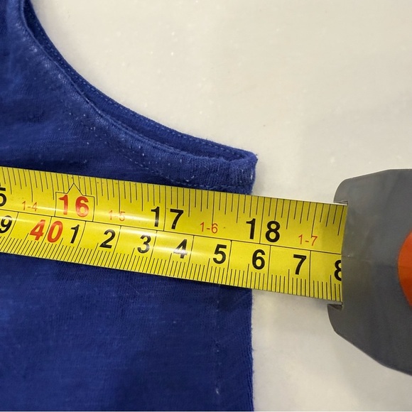 Lilly Pulitzer LOT OF 2 Tops Sleeveless 1- White 1- Blue Fringe Trim Sz M - Picture 13 of 16